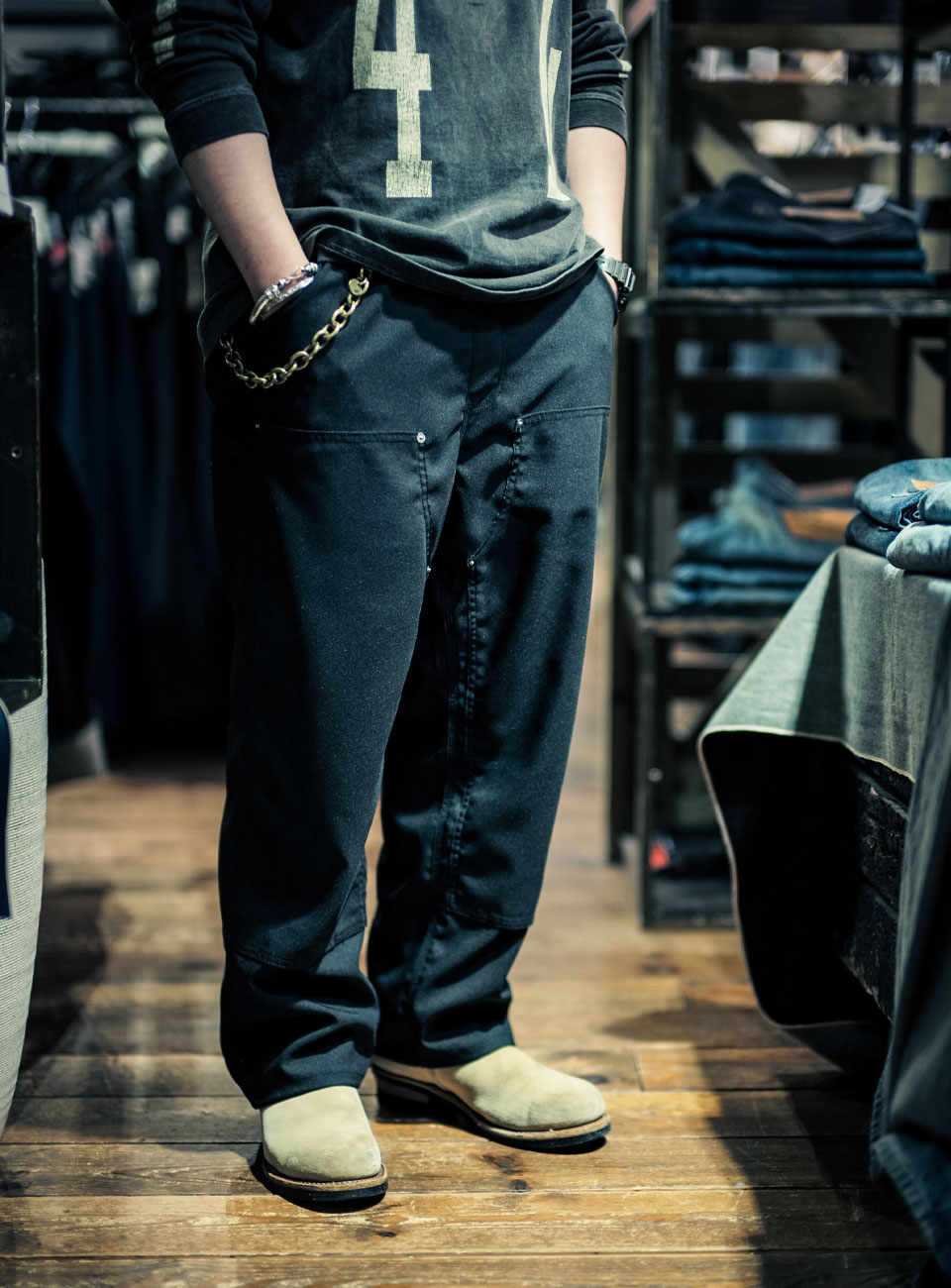 DOUBLE KNEE TROUSER