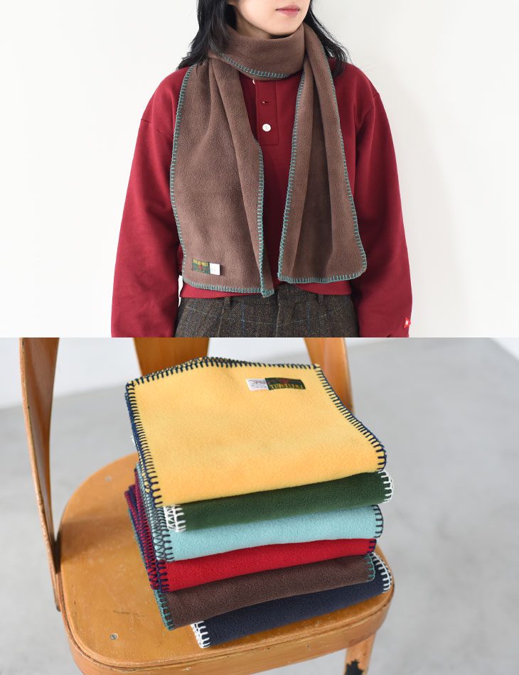 【BINGOYA別注】TWEED MILL FLEECE MUFFLER