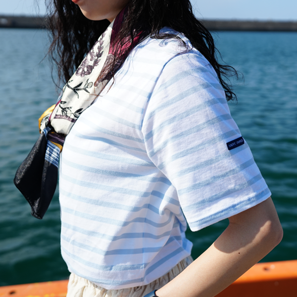 PIRIAC ピリアックボーダー半袖Tシャツ/SAINT JAMES