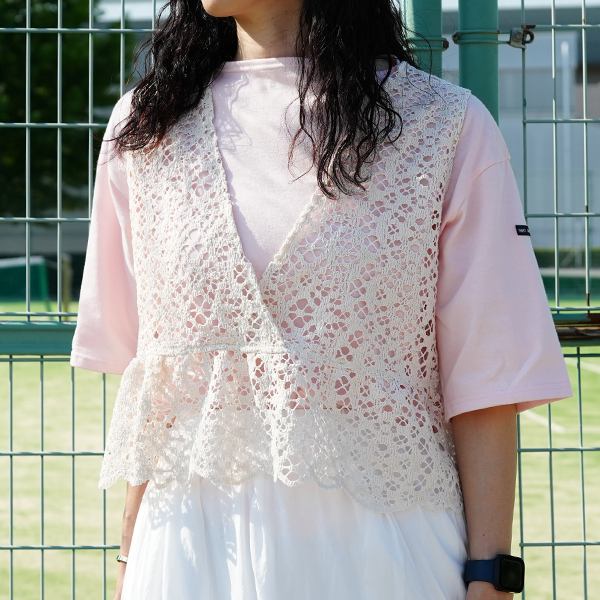 CLOCHET RACE VEST/MANON